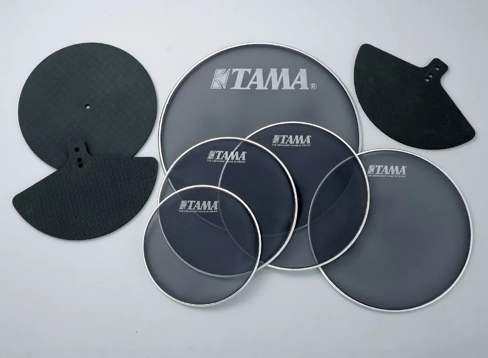 Tama SPP522C - set peaux entrainement mesh 12/13/14/16/22 sourdines 14/16/20 Dernière Chance