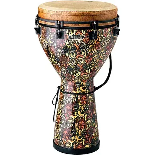 Djembe Remo 12" Accordable Leon Mobley Signat - Multi Mask Must-Have
