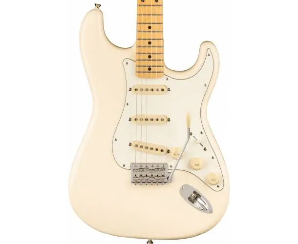 Prix Cassé JV MODIFIED 60S STRATOCASTER MAPLE FINGERBOARD OLYMPIC WHITE