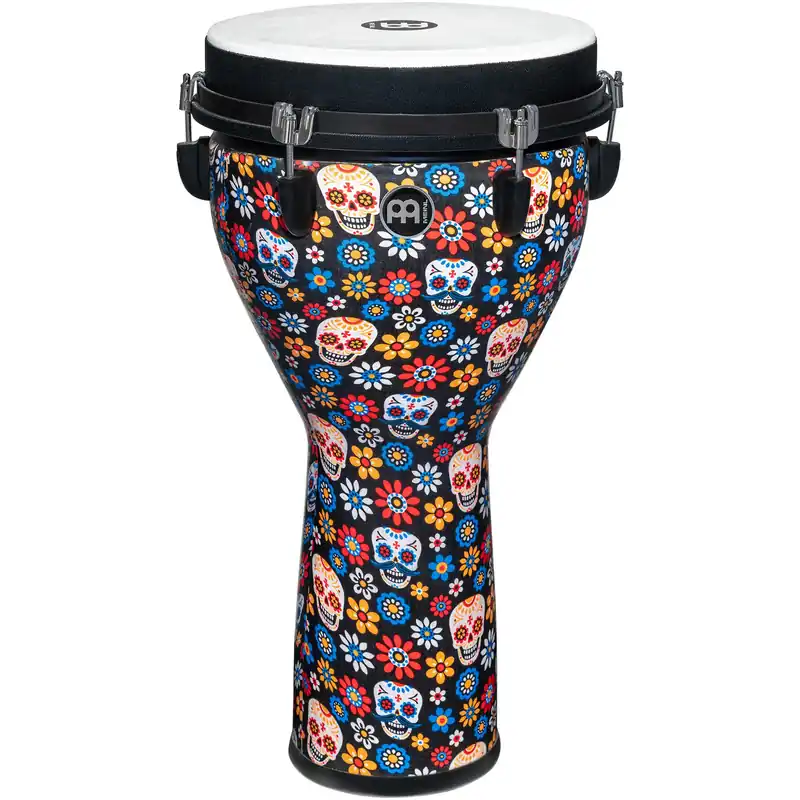 Dernière Chance Djembe Meinl 12" Jumbo Synthetique - Day Of The Dead