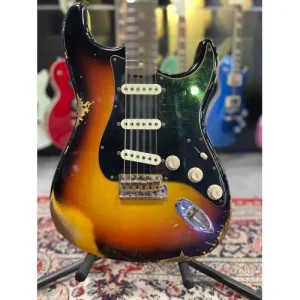 CUSTOM SHOP S20 LTD DUAL-MAG II STRAT HREL SUPER FADED /AGED 3 COLOR SUNBURST Meilleur Choix