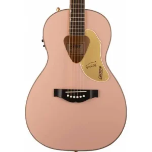 G5021E RANCHER PENGUIN PARLOR ACOUSTIC/ELECTRIC SHELL PINK Soldes