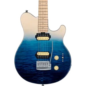 Bon Marché GUITARE ELECTRIQUE AX3QM SPECTRUM BLUE