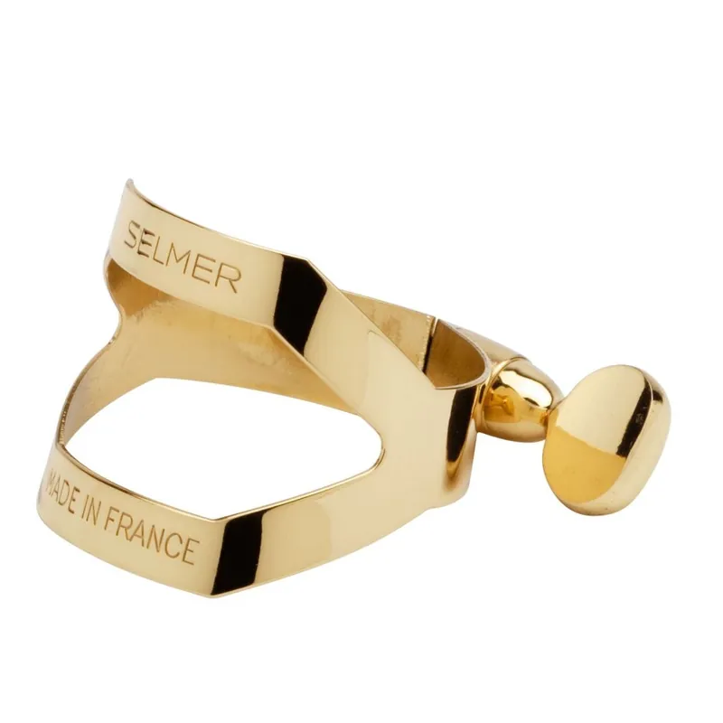 Selmer Ligature saxophone soprano métal verni Dernier Modèle