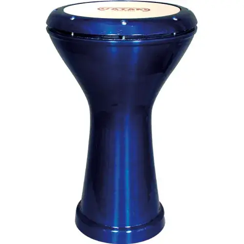 Darbouka Vatan Egyptienne Lacquee - Grande - Blue Jusqu'à Épuisement Des Stocks