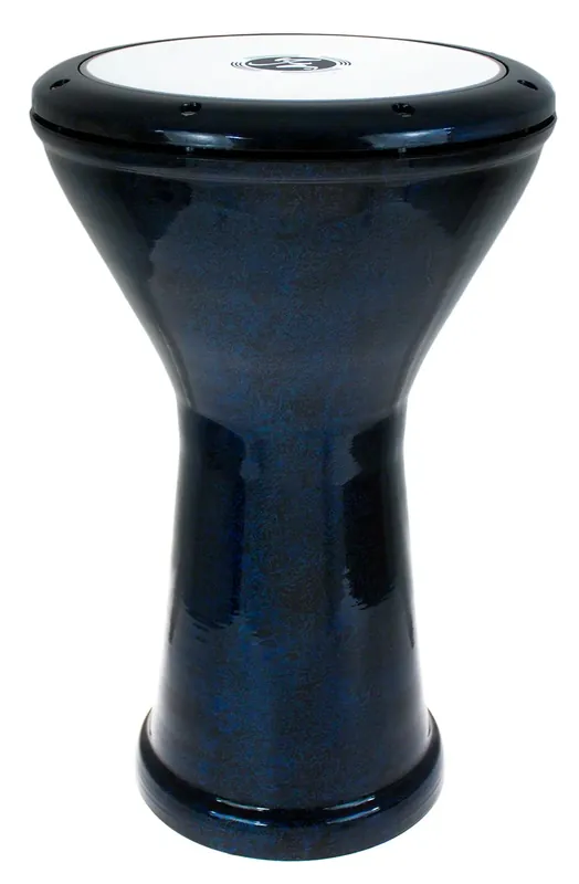 Darbouka Sawt El Ahram Egypte Bass Alu Martele - Blue Stone Marque