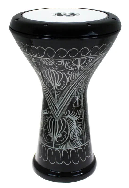 Darbouka Sawt El Ahram Egypte Alu Grave - Noir Commande En Gros