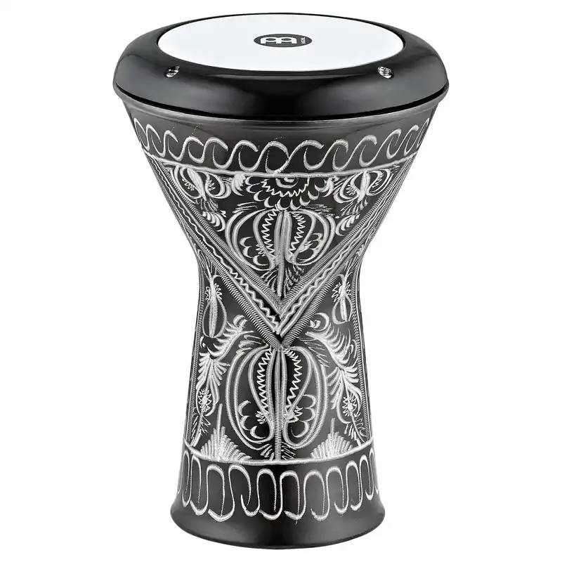 Darbouka Meinl Soprano Alu 15.2 X 30.5Cm - Black/White Offre Limitée