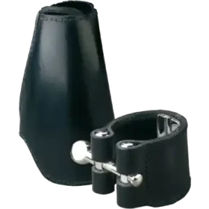 Vandoren Cuir LC24L - ligature et couvre-bec cuir pour clarinette Basse Must-Have