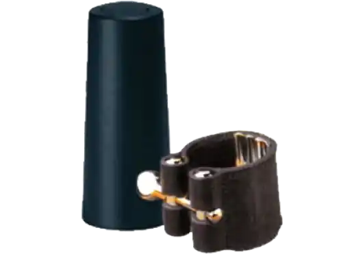 Prix Promo Vandoren Cuir LC26P - ligature et couvre-bec plastique pour saxo soprano