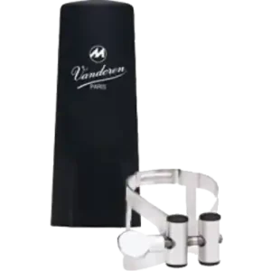 Vandoren M/O Argentée LC52SP Ligature avec couvre-bec plastique pour clarinette Mib Meilleure Vente