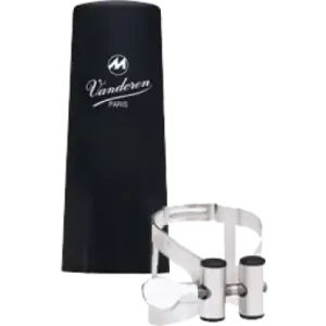 Marque Vandoren M/O Etain LC53PP Ligature avec couvre-bec plastique pour clarinette Alto