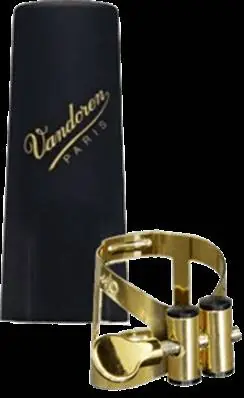 Vandoren M/O Finition Vieil Or LC590AP - ligature avec couvre-bec pour bec V16 de saxophone baryton Usine Directe