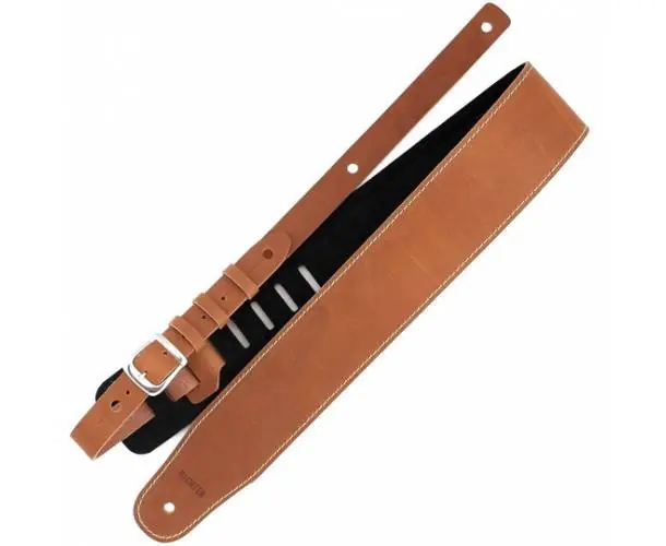 Paiement Sécurisé RICHTER 1068 LUXURY GUITAR STRAP BUFFALO TAN