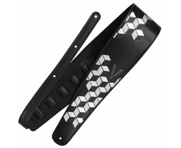 Acheter En Ligne RICHTER 1712 V-MAN SIGNATURE BASS STRAP / GUITAR STRAP REFLECTING PRINT