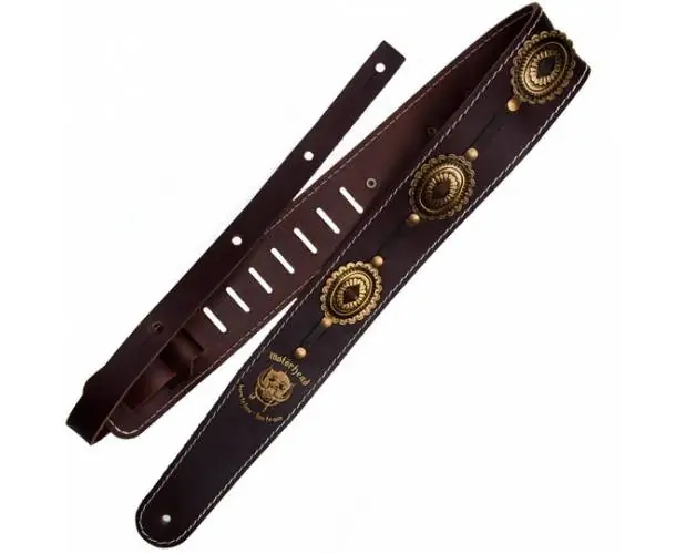 RICHTER 1568 MOTORHEAD CONCHO STRAP GUITAR STRAP BROWN / OLD BR Bon Plan