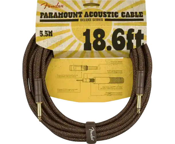 PARAMOUNT 18.6 ACOUSTIC INSTRUMENT CABLE BROWN Commander Vite