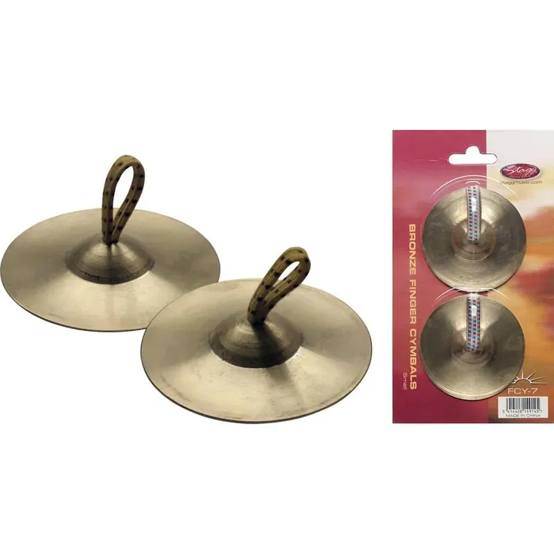 STAGG Crotales 7Cm Bronze Dernier Modèle
