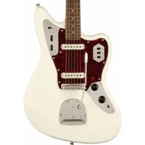 Paiement Sécurisé FSR CLASSIC VIBE 60S JAGUAR LAUREL FINGERBOARD TORTOISESHELL PICKGUARD MATCHING HEADSTOCK OLYMPIC WHITE