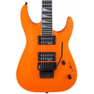 Populaire JS SERIES DINKY™ ARCH TOP JS32 DKA AMARANTH FINGERBOARD NEON ORANGE
