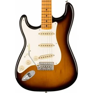 Expédié Aujourd'hui AMERICAN VINTAGE II 1957 STRATOCASTER LEFT-HAND MAPLE FINGERBOARD 2-COLOR SUNBURST