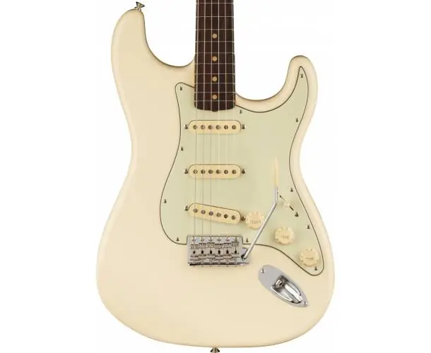 AMERICAN VINTAGE II 1961 STRATOCASTER ROSEWOOD FINGERBOARD OLYMPIC WHITE Produit De Marque