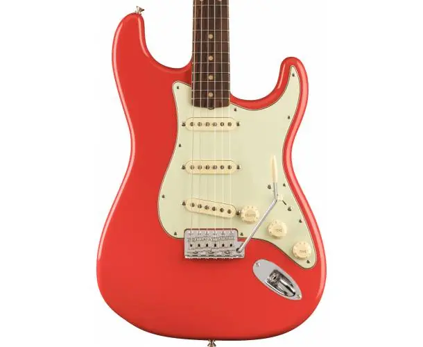 Prix Réduit AMERICAN VINTAGE II 1961 STRATOCASTER ROSEWOOD FINGERBOARD FIESTA RED