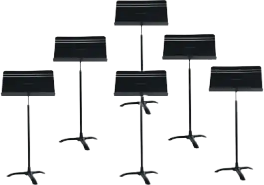 Réduction Manhasset 8106 - Lot de 6 pupitres Harmony