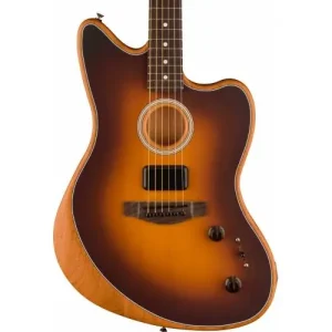Offre Limitée ACOUSTASONIC PLAYER JAZZMASTER ROSEWOOD FINGERBOARD 2-COLOR SUNBURST