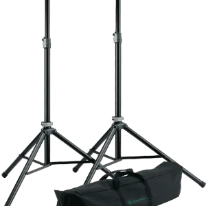 K M 21449 Paire pieds enceinte avec housse de transport Promotion Saisonnière