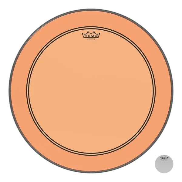 REMO Colortone 18" Powerstroke 3 Bass Orange Offre Exclusive