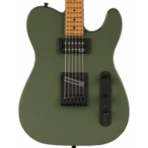 Soldes FSR CONTEMPORARY TELECASTER RH ROASTED MAPLE FINGERBOARD OLIVE