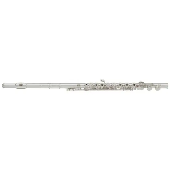 Yamaha YFL282 - Flûte traversière étude, plateaux creux, clétage en ligne, avec étui et housse Usine Directe