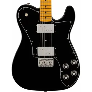 Authentique AMERICAN VINTAGE II 1975 TELECASTER DELUXE MAPLE FINGERBOARD BLACK
