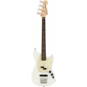 Satisfait Ou Remboursé AMERICAN PERFORMER MUSTANG BASS ROSEWOOD FINGERBOARD ARCTIC WHITE