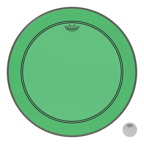 Nouvel Arrivage REMO Colortone 20" Powerstroke 3 Bass Green