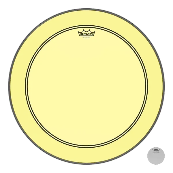 Promotion REMO Colortone 20" Powerstroke 3 Bass Yellow