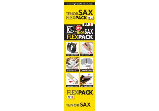 Populaire DISCONTINUE BG PF3 - Propack Flex saxophone tenor