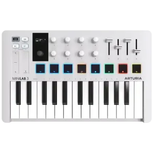 CLAVIER MAITRE MINILAB MK3 BLANC Satisfait Ou Remboursé