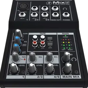 MIXEUR COMPACT 5 CANAUX, 8 ENTREES Prix Bas