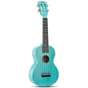 UKULELE ISLAND CONCERT AQUA BLUE + HOUSSE Usine Directe