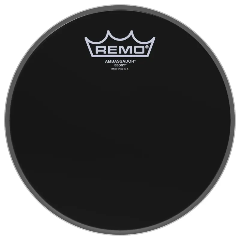 REMO Ebony 06" Ambassador Marque