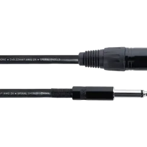 CABLE AUDIO XLR MALE / JACK MONO 5 M Promotion Saisonnière