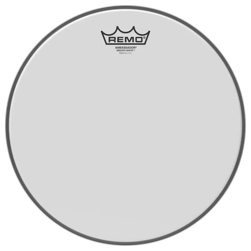 REMO Ambassador 12" Smooth White Authentique