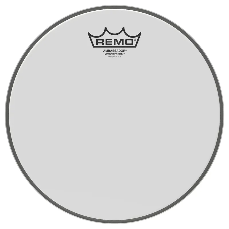 REMO Ambassador 10" Smooth White Solde