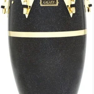 LATIN PERCUSSION LP808Z Quinto Galaxy 11" Fiberglass Black Hologram Sp Gold Jusqu'à Épuisement Des Stocks