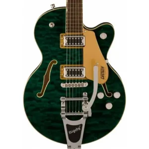 G5655T-QM ELECTROMATIC CENTER BLOCK JR. SINGLE-CUT QUILTED MAPLE WITH BIGSBY MARIANA Achat Immédiat