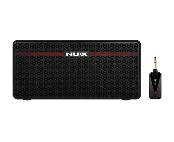 Petit Prix MIGHTY SPACE AMPLI GUITARE/BASSE STEREO A MODELISATION 30W BLUETOOTH + EMETTEUR 2,4 GHZ