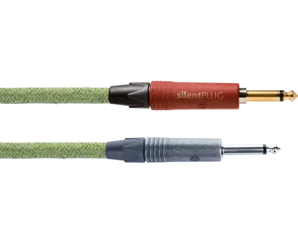 Pas Cher CABLE GUITARE 6M SILENT FIBRES DE CHANVRE