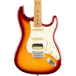 LIMITED EDITION PLAYER STRATOCASTER HSS PLUS TOP, MAPLE FINGERBOARD, SIENNA SUNBURST Meilleur Prix